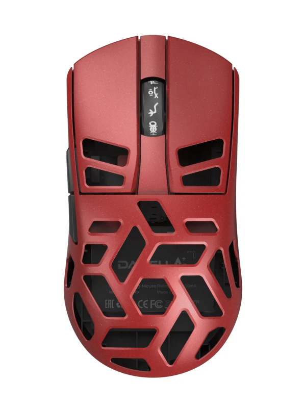 Купить Компьютерная мышь DAREU A950PRO Mg, 8K, Wired / 2.4G / BT, 300mAh, PAW 3395, Красный